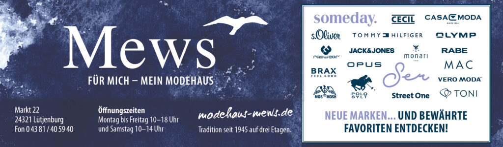 Modehaus Mews - Anzeige Modehaus Mews - Anzeige