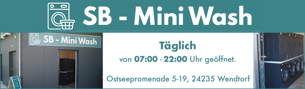 SB Mini Wash - Anzeige SB Mini Wash - Anzeige