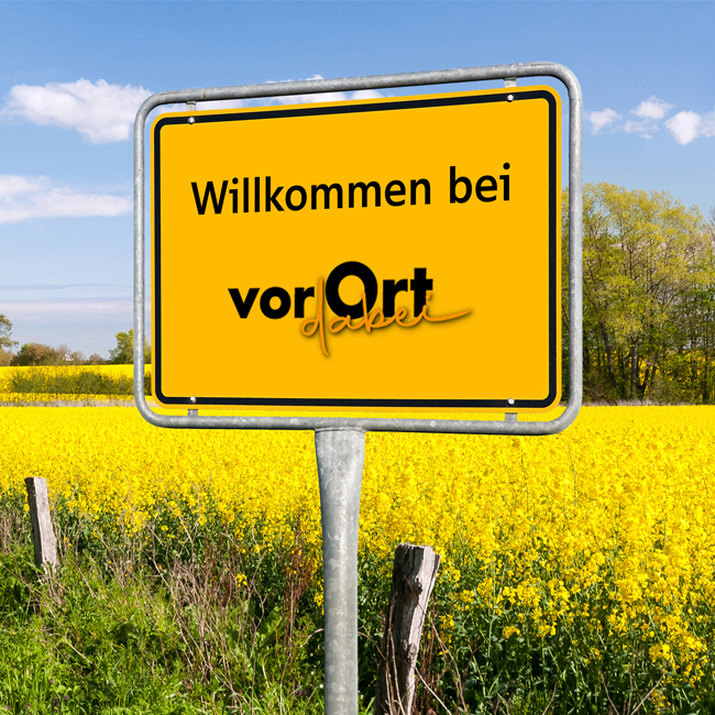 Startbild vorortdabei.de - Willkommen Startbild vorortdabei.de - Willkommen