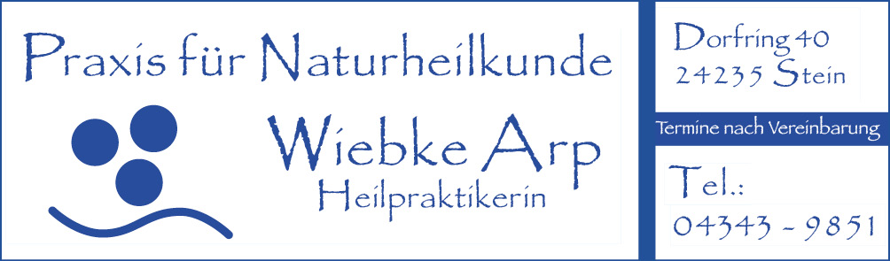 Praxis für Naturheilkunde Wiebke Arp - Anzeige Praxis für Naturheilkunde Wiebke Arp - Anzeige